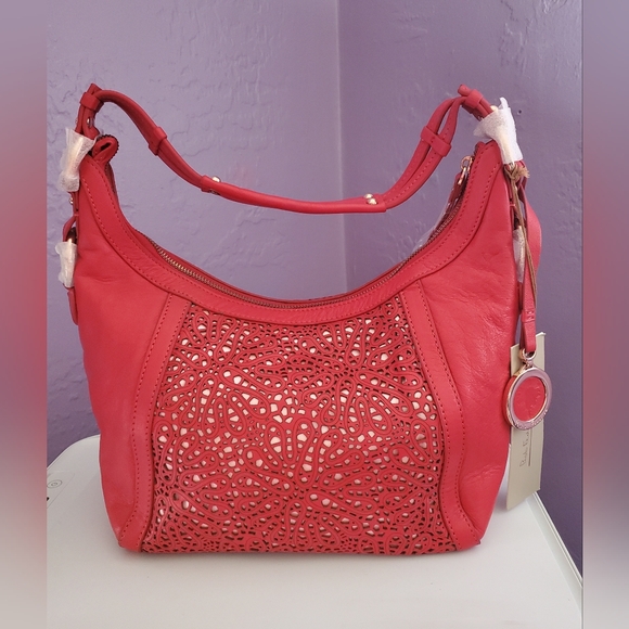 Paolo Federico Leather Hobo Bag - Picture 1 of 6